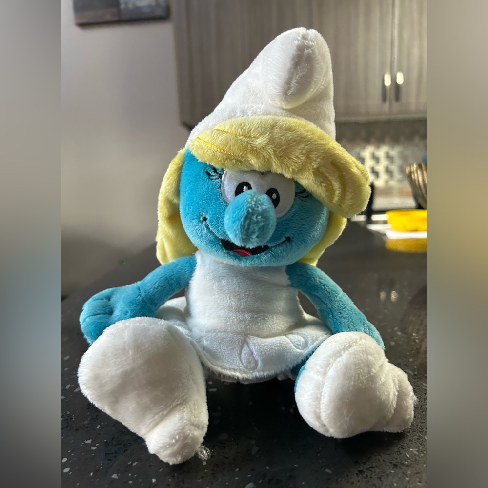 NWOT 10” Smurfette Stuffy